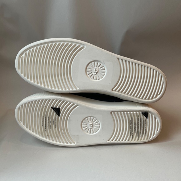 NEW UGG Beven Genuine Shearling High Top Gray Winter Fur Sheepskin Sneaker Shoes - Picture 11 of 12